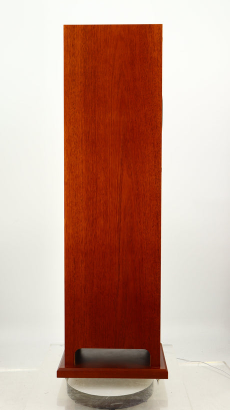 Left side view of a used Proac Response D18 Floorstanding Speaker in a mahogany finish