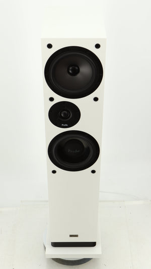 Top of a used Proac Response DT8 Floorstanding Speaker in a white finish