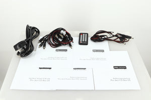 5x Manuals, Mains Cable, Remote and Power Cables for a used Project CD Box DS/ DAC Box DS / Powerbox DS2  in a silver finish