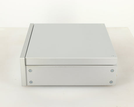 Right side view of a used Project CD Box RS2 T CD Transport in a silver finish