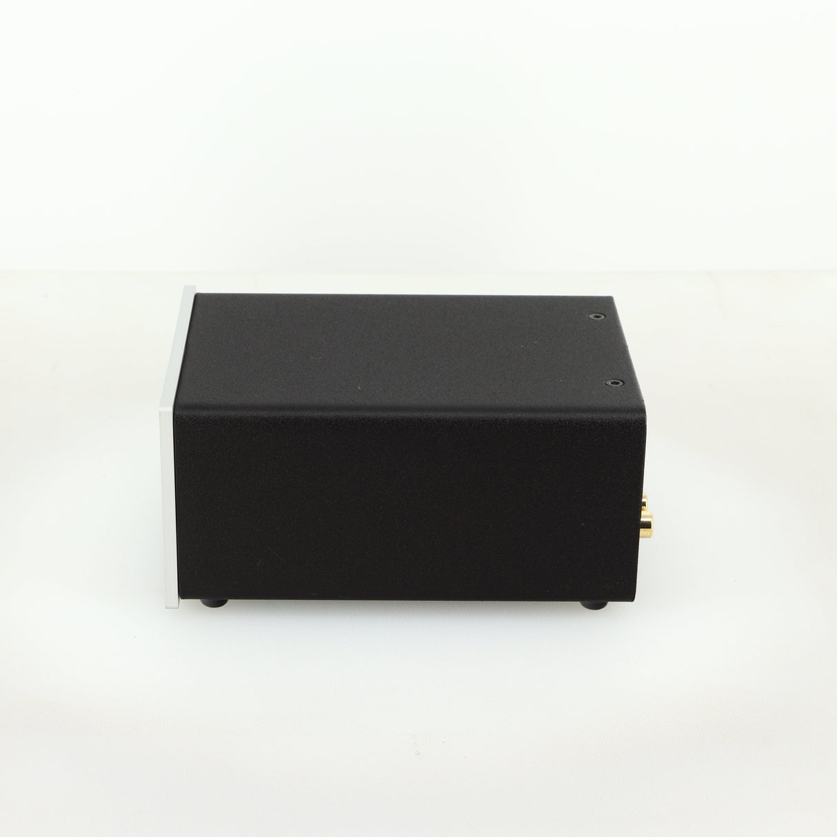 Right side view of a used Project DAC Box DS in a silver finish