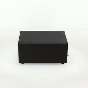 Right side view of a used Project DAC Box DS in a silver finish