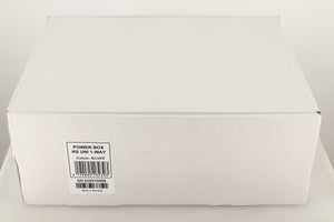 Box for a used Project Power Box RS Uni-1-Way Power Supply in a silver finish