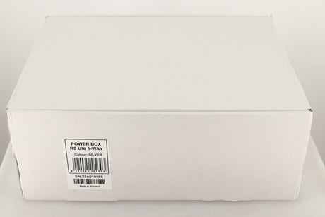 Box for a used Project Power Box RS Uni-1-Way Power Supply in a silver finish