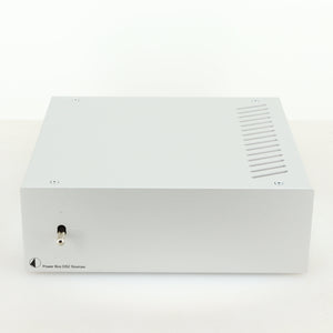 Front view of a used Project Powerbox DS2 in a silver finish