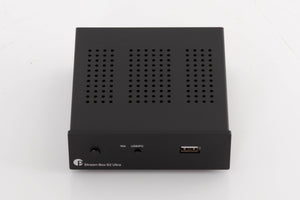 Top of a used Project Streambox S2 Ultra Network Streamer in a Black finish