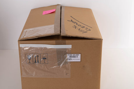 Box for a used Project VC-S3 Record Cleaning Machine in a Silver finish