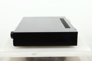 Side view of a used PS Audio Stellar Strata Mk1 Integrated Amplifier in black finish 