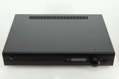 Top view of a used PS Audio Stellar Strata Mk1 Integrated Amplifier in black finish 