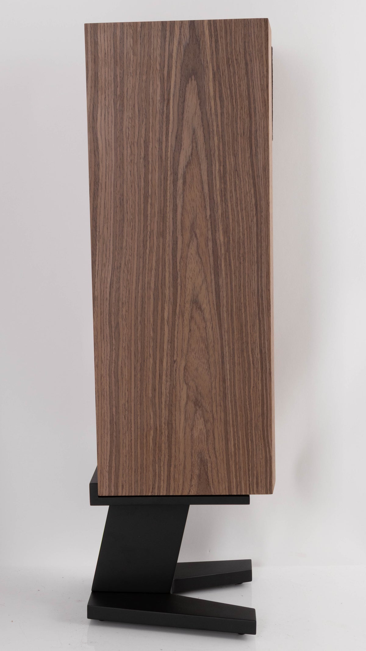 Left side view of a used PSB Passif-50 Anniversary Edition Standmount Speaker in a Walnut finish