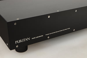 Close up view of a used Puritan Audio Laboratories PSM156 Studio Master Mains Purifier