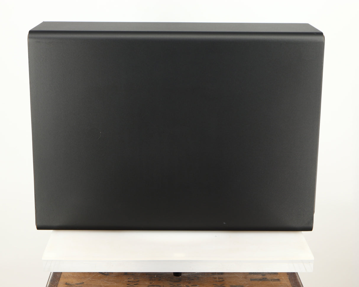 Left side view of a used Q Acoustics 2070si Subwoofer in a black finish