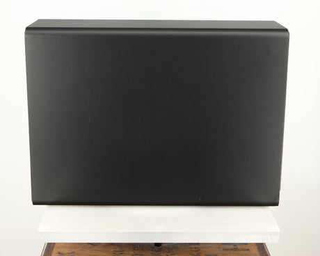 Left side view of a used Q Acoustics 2070si Subwoofer in a black finish