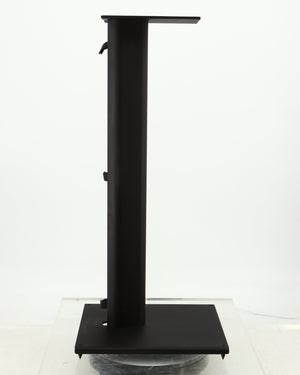 Left side view of a used Q Acoustics 3000 Series Speaker Stands (3010) in a black finish