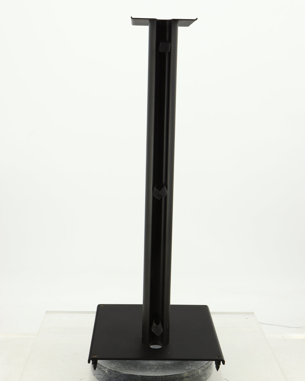 Rear view of a used Q Acoustics 3000 Series Speaker Stands (3010) in a black finish