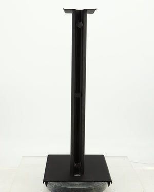 Rear view of a used Q Acoustics 3000 Series Speaker Stands (3010) in a black finish