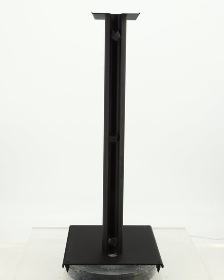 Rear view of a used Q Acoustics 3000 Series Speaker Stands (3010) in a black finish