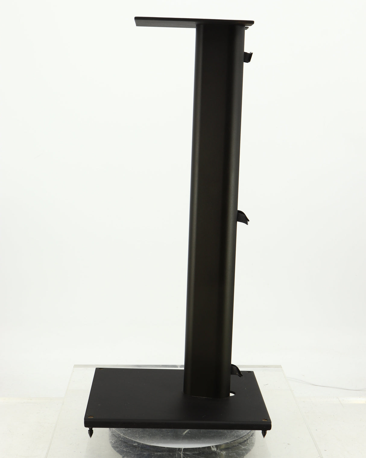 Right side view of a used Q Acoustics 3000 Series Speaker Stands (3010) in a black finish