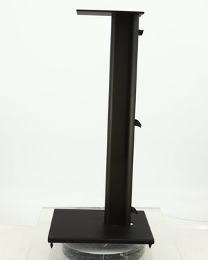 Right side view of a used Q Acoustics 3000 Series Speaker Stands (3010) in a black finish