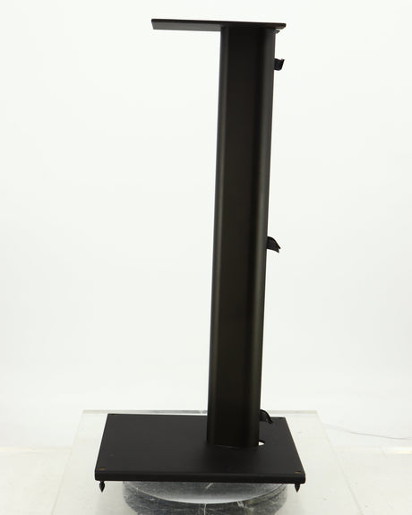 Right side view of a used Q Acoustics 3000 Series Speaker Stands (3010) in a black finish