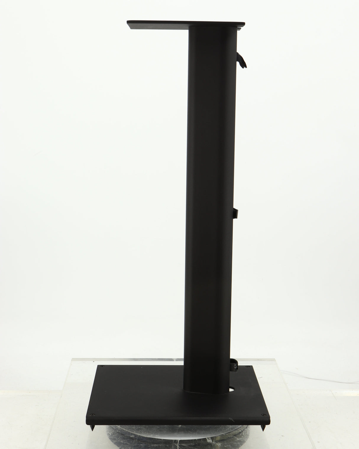 Right side view of a used Q Acoustics 3000 Series Speaker Stands (3010) in a black finish