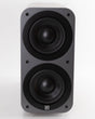 Front view of a used Q Acoustics 3070S Subwoofer in a American Walnut finish