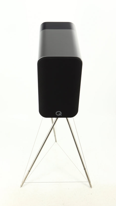 Top of a used Q Acoustics Concept 300 Standmount Speaker W/ Stand in a black finish