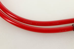 Close up view of a used pair of QED Reference Audio 1 RCA Interconnect 0.5m 