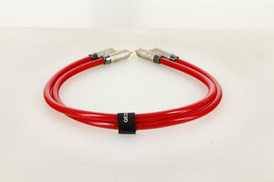 Rear view of a used pair of QED Reference Audio 1 RCA Interconnect 0.5m 