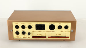 Rear view of a used Quad 33 Pre Amplifier