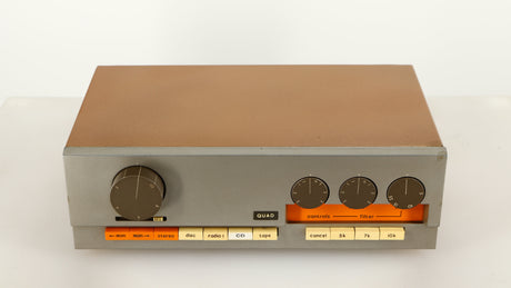 Top of a used Quad 33 Pre Amplifier