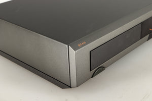 Front left corner of a used Quad 67 CD Player