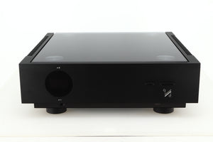 Front view of a used Quad Artera Pre Amplifier in black finish