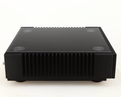Left side view of a used Quad Artera Pre Amplifier in a black finish