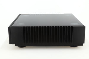 Side view of a used Quad Artera Pre Amplifier in black finish