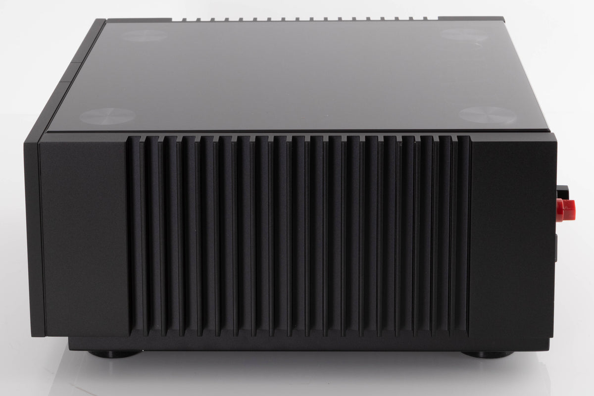 Right side view of a used Quad Artera Stereo Power Amplifier in a Black finish