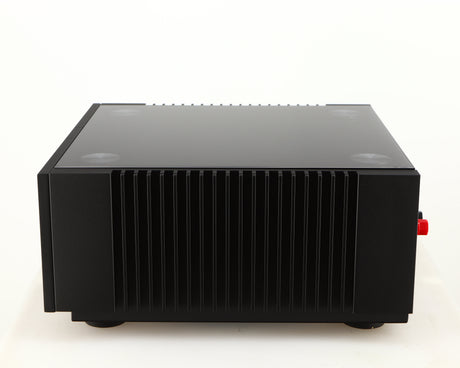 Right side view of a used Quad Artera Stereo Power Amplifier in a black finish