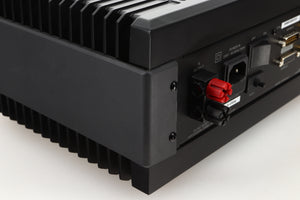 Rear left corner view of a used Quad Elite QSP Power Amplifier