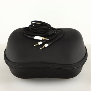Case for used Quad ERA-1 Headphones showing Headphone Cable
