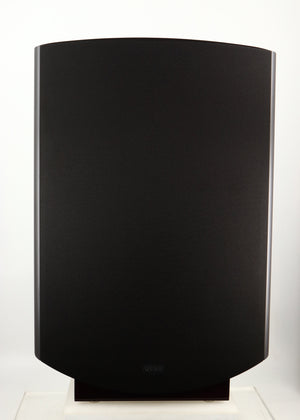 Front view of a used Quad ESL-2812 Floorstanding Speaker in a black finish