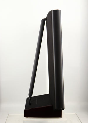 Left side view of a used Quad ESL-2812 Floorstanding Speaker in a black finish