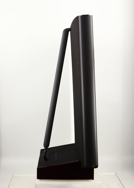 Left side view of a used Quad ESL-2812 Floorstanding Speaker in a black finish