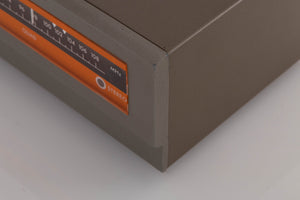 Front right corner of a used Quad FM3 Tuner