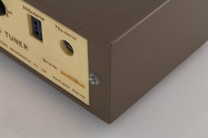 Rear left corner of a used Quad FM3 Tuner