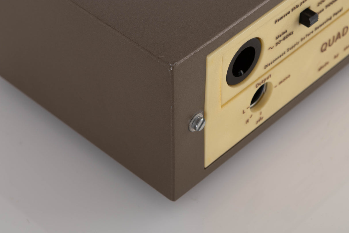 Rear right corner of a used Quad FM3 Tuner
