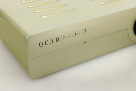 Close up view of a used Quad QC Twenty Four P Phonostage