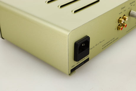 Rear left corner view of a used Quad QC Twenty Four P Phonostage