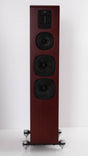Front view of a used Quad S-4 Floorstanding Speaker in a Sapele Mahogany finish