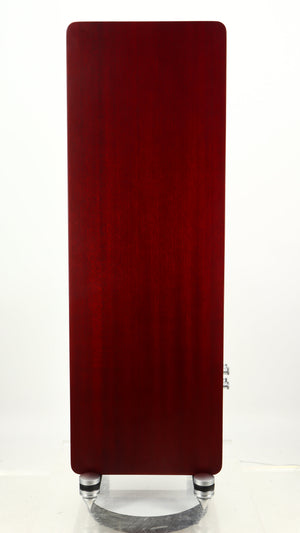 Right side view of a used Quad S4 Floorstanding Speaker in a sapele mahogany finish