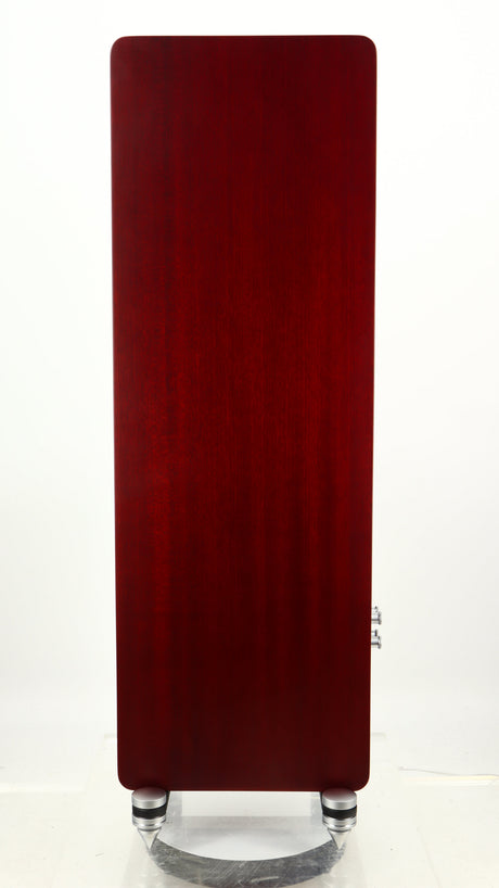 Right side view of a used Quad S4 Floorstanding Speaker in a sapele mahogany finish